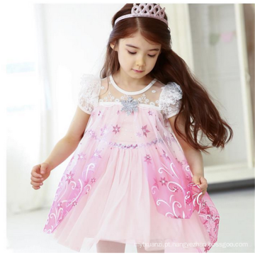 vestido de elsa congelado cos jogar vestido de princesa azul menina rosa verde com bom preço